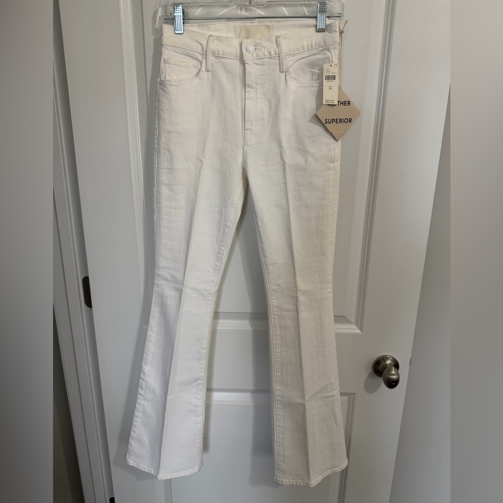 Mother Denim The Weekender Flare Jean Size 26 Totally Innocent NWT